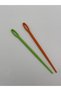 Shuma No:4Mm Silicone Handle Crochet+2Pcs Plastic Needle+5Pcs Loop Marker+Scissors - 5