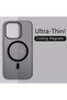 Minimalist Design Matte Frosted Soft Slim Pc Case with Magsafe Compatible for iPhone 14 Pro - 4