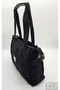 Smart Bags 1326 Linen Canvas Fabric Black Hand and Shoulder Bag - 3
