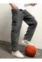 Mid Rise Relaxed Fit Cargo Jeans - 4