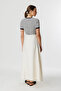 Satin Cream Skirt - 7