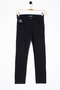 Black Pocket Crest Detailed Boy's Jean Trousers 20321