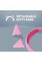 Kids Headphones, HD Stereo, 85-95dB Limit, Detachable Cat Ears, AUX Share-Port, Mic, Jewel - 7