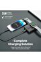 iPhone 15 Magnetic Wireless Power Bank, 10000mAh, 15W, 20W USB-C, Slim, PowerMag-Duo Black - 7