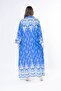 Women's long plus size woven viscose dress - 7