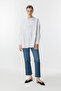 White Shirt with Front String Tie Detail - 3