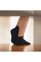 3 Pairs Black White Gray Women's Men's Above Ankle Tennis Sports Socks - 4