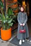 Skirted Denim Suit 62-02816 Antrast Model - 5