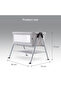 SLEEPZEN 2 Bedside Crib Bassinet - Grey - 9