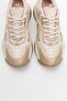 Lecce Beige Gold Women's Sneakers - 2