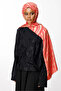 Riad Pattern Double Sided Shawl Mink-Red