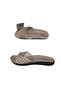 Ge069-10 Women's Cream-Black Thin Sole Daily Walking Slippers - 4