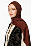 Morocco Pattern Double-Sided Shawl Bitter Coffee-Brown