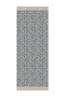 Velora Pattern Double Sided Shawl Petrol Blue-Beige - 5