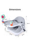 Portable Booster Chair - Grey - 8