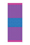Nora Pattern Double Sided Shawl Petrol Blue-Fuchsia - 5