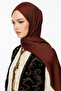 Morocco Pattern Double-Sided Shawl Bitter Coffee-Brown - 2
