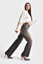 Women's Dark Denim Color Doris 17S5-62 High Waist 100% Cotton Straight Fit Denim Jean - 2