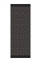 Marrakech Pattern Double-Sided Shawl Black-Beige - 5