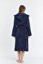 Triga Hooded Women's Bathrobe 100% Cotton - 6