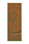 Riad Pattern Double Sided Shawl Cinnamon-Emerald - 3