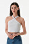 Basic Cross Strap Blouse - 6