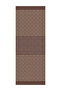 Nora Pattern Double Sided Shawl Bitter Brown-Beige - 6