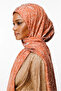 Velora Pattern Double-Sided Shawl Cinnamon-Beige - 3