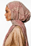 Mayra Desen Double-Sided Shawl Plum-Salmon - 2