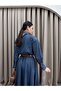 Gold Buckle Belted Padded Shirt Skirt Set - 6