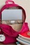Women's Fuchsia Backpack School Bag Laptop and Travel Bag Waterproof Sports Bag 40X30X15Cm - 2