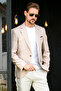 Regular Fit 6 Drop Single Slit Blazer Jacket Men's Jacket Nipoye - 2