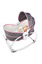 6 - in - 1 Cozy Rocker Bassinet with Wheels, Awning & Mosquito net - Pink - 3