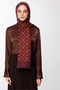 Marrakech Pattern Reversible Shawl Purple-Orange