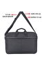 Large Size Briefcase Handbag with 17.3 Laptop Compartments A3-a4 Paper File Compatible - 3