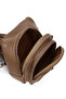 Gk66 Women's Backpack Suitable for Daily Use with Knitted Motif Covered Bag Mink - 6