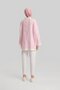 Pink Striped Grosgrain and Rhinestone Shirt - 24Y3556 - 5