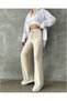 Palazzo Pants, Bürümcük Fabric, Elastic Waist - 2