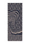 Riad Pattern Double-Sided Shawl Navy Blue-Beige - 6