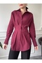 Pleated Premium Shirt - Bordo - 2