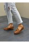 Diva Tan Leather Buckle Women's Daily Orthopedic Shoes