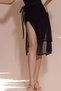 Latin Dance Skirt Lace-Up Skirt Tulle Skirt Pareo Skirt Standard Skirt Lycra Skirt - 5