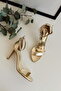 Cute Single Strap Thin Heeled Stylish Evening Dress Women's Shoes - 2