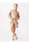 Girl's Pocket Corded Linen Shorts 2870