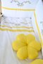 Baby Sleeping Set Duvet Cover Set 60X120 Flower Yellow - 3