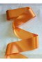 Orange Satin Ribbon 6 cm 10 Meters One Roll, Double-Sided Satin, Seten, Wide Ribbon, Kurdale - 3