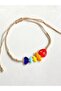 Colorful Fish Glass Murano Adjustable Rope Anklet - 2