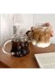 Bead Cup with Glass Handle Heat Resistant Cup 350 ML Borosilicate Coffee Cup - 5