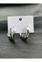 3-Piece Thick Hoop Medium Size Earrings - 3