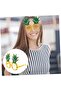 Tropical Hawaiian Pineapple Shaped Party Glasses 9.5 X 14 cm - 3
